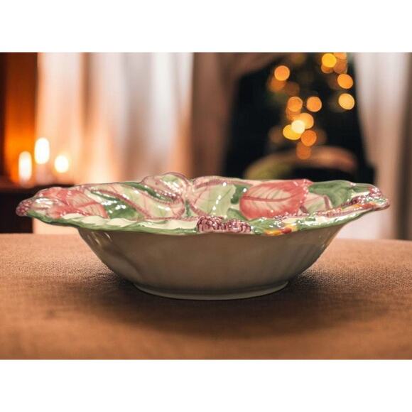 Fitz and Floyd Blackberry Rabbit Collection by Fitz and Floyd 2002 Serving Bowl - Picture 7 of 9